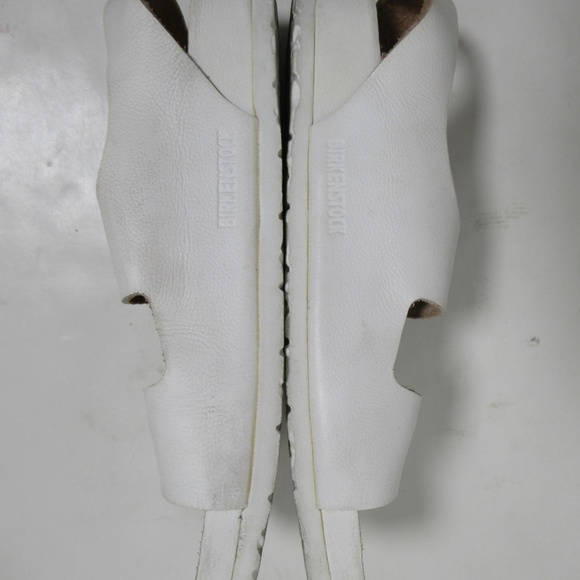 Birkenstock Milano Buckle Leather Sandals White 9 US M / 11 US L / 8 UK / 42 EU